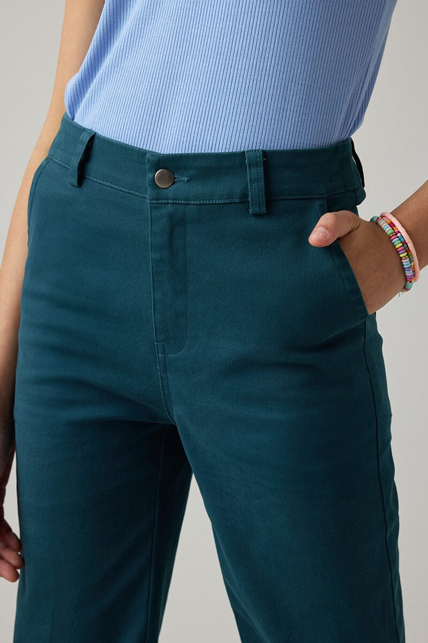 パンツ DEPARTMENT FIVE FW21 CROPPED PANTS (DP082_2TF0073999) Hello Franki Wide Leg Crop Pant For Girls