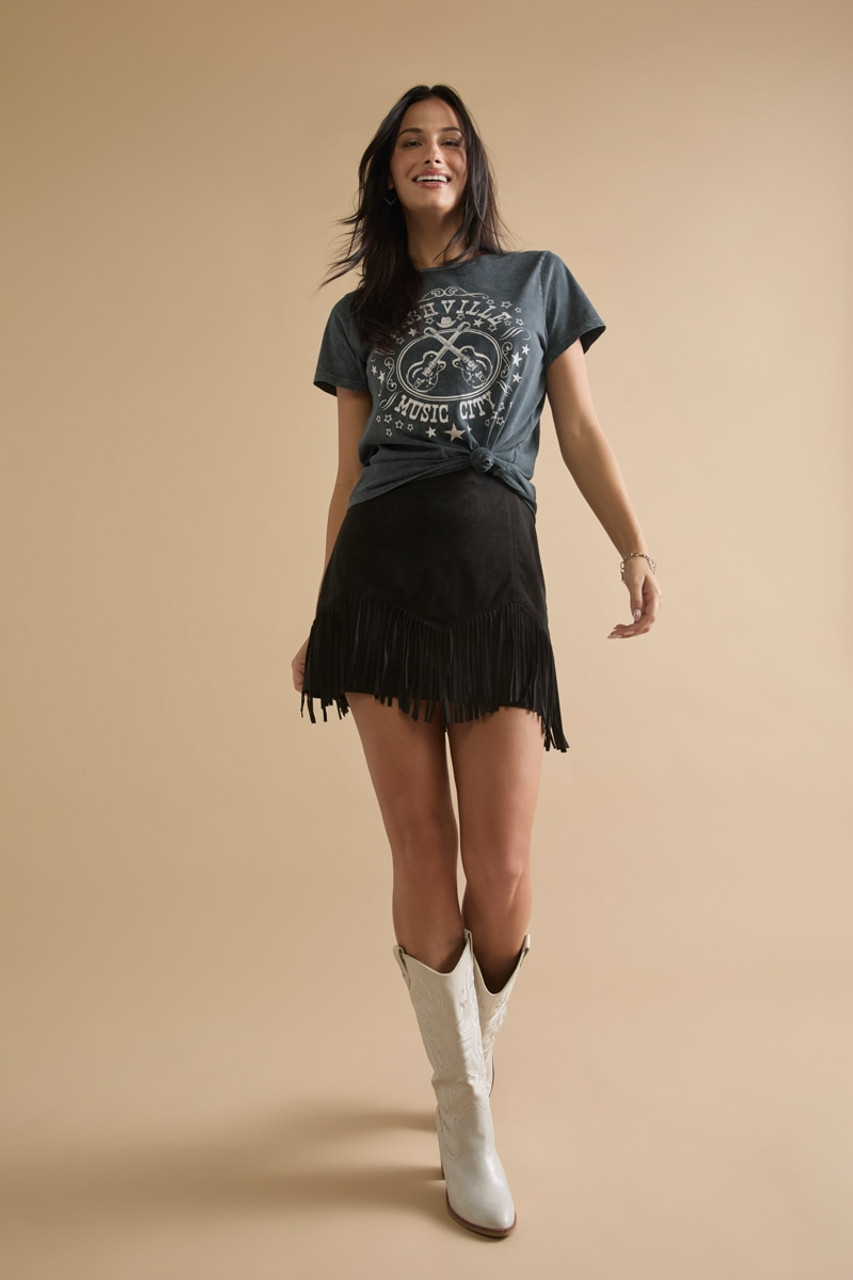 【PORTERNA】Roses Check Fringing Short Skirt PORTERNA】Roses Check Fringing Short Skirt (PORTERNA/ミニ