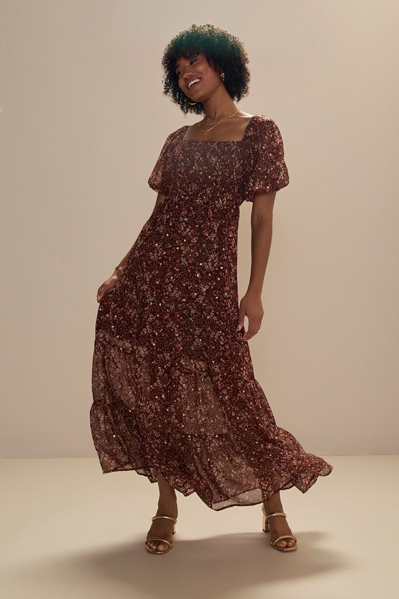 Whitney Floral Maxi Dress | francesca's®