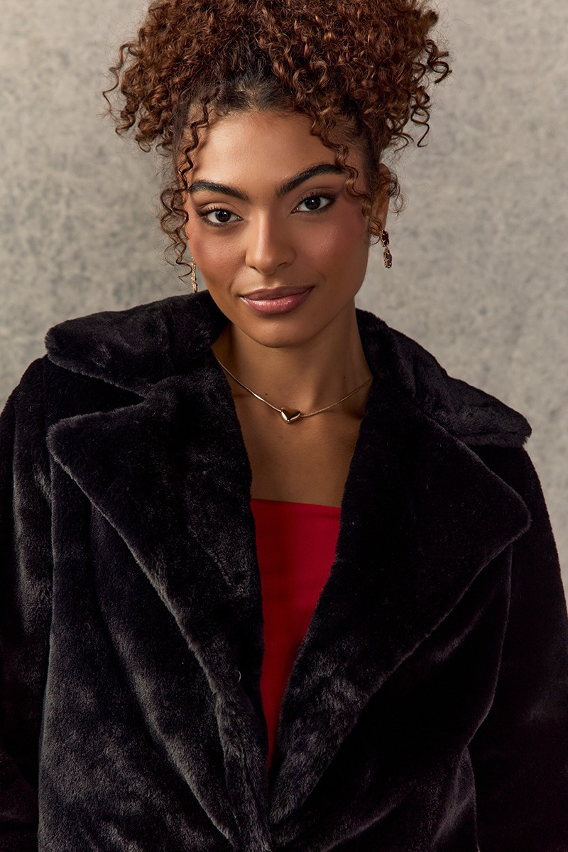 Deloris Faux Fur Jacket | francesca's®
