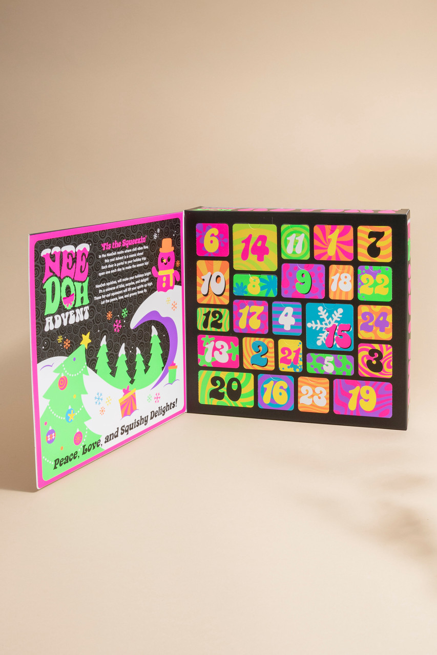 Schylling NeeDoh Squishmas アドベントカレンダー Nee Doh Squishmas Advent Calendar 2024, Squishies Christmas