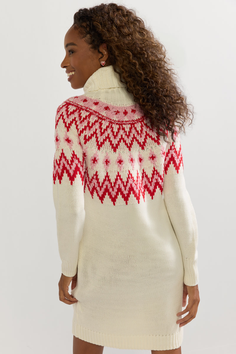 open lace back dress Petina Sweater Dress – B Jones main image 0