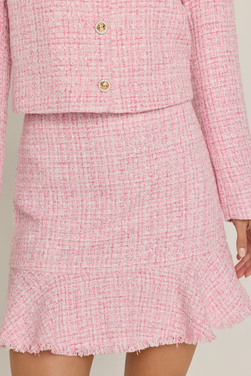 Chelsea Tweed Flippy Skirt | francesca's®