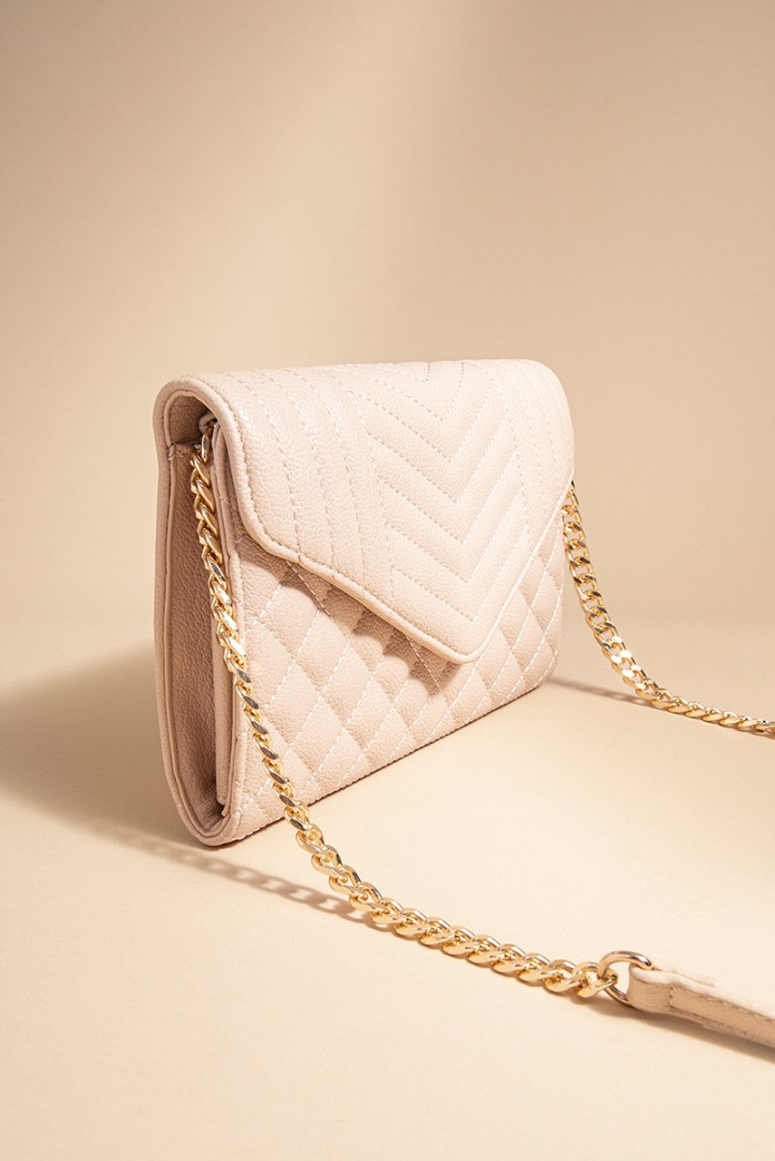 Kinsey Quilted Envelope Handbag | francesca's®