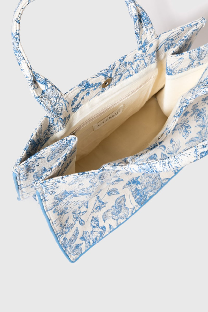 ★R13★ Floral Print Knit Tote Bag Beige R13WA048A053 R13WA0 ☆R13☆ Floral Print Knit Tote Bag Beige R13WA048A053 R13WA0