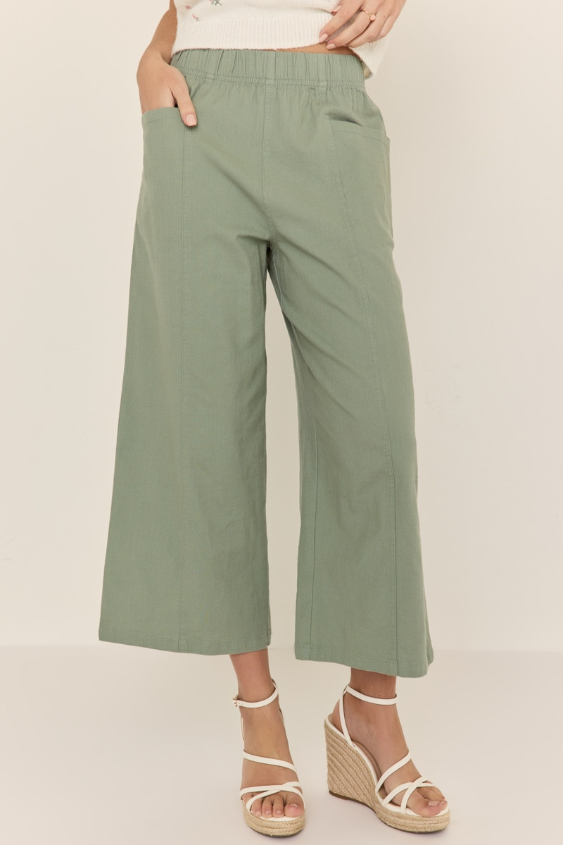 Tracy Double Pocket Cullote Pants | francesca's®