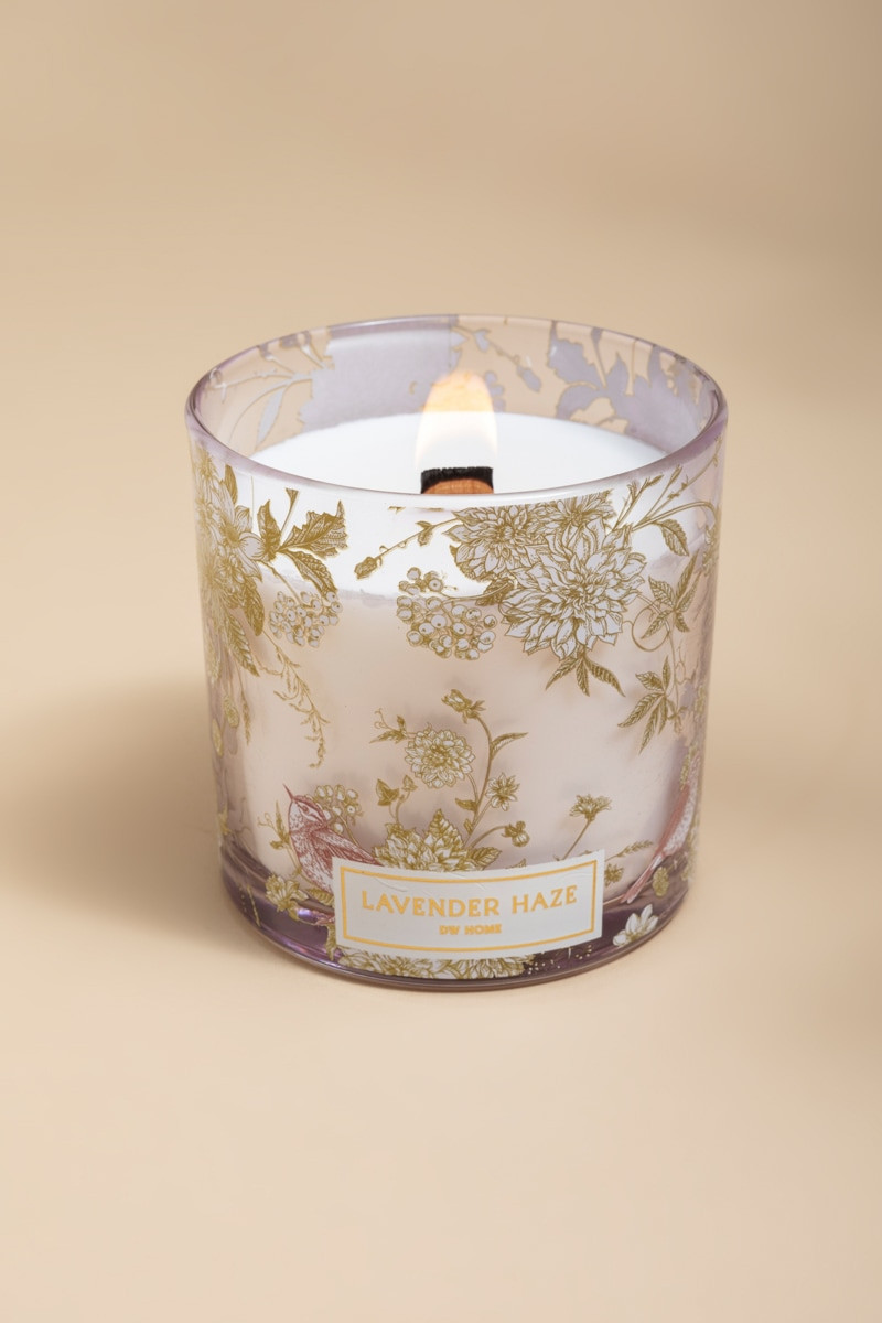 DW Home Secret Garden Lavender Haze 12Oz Candle Jar