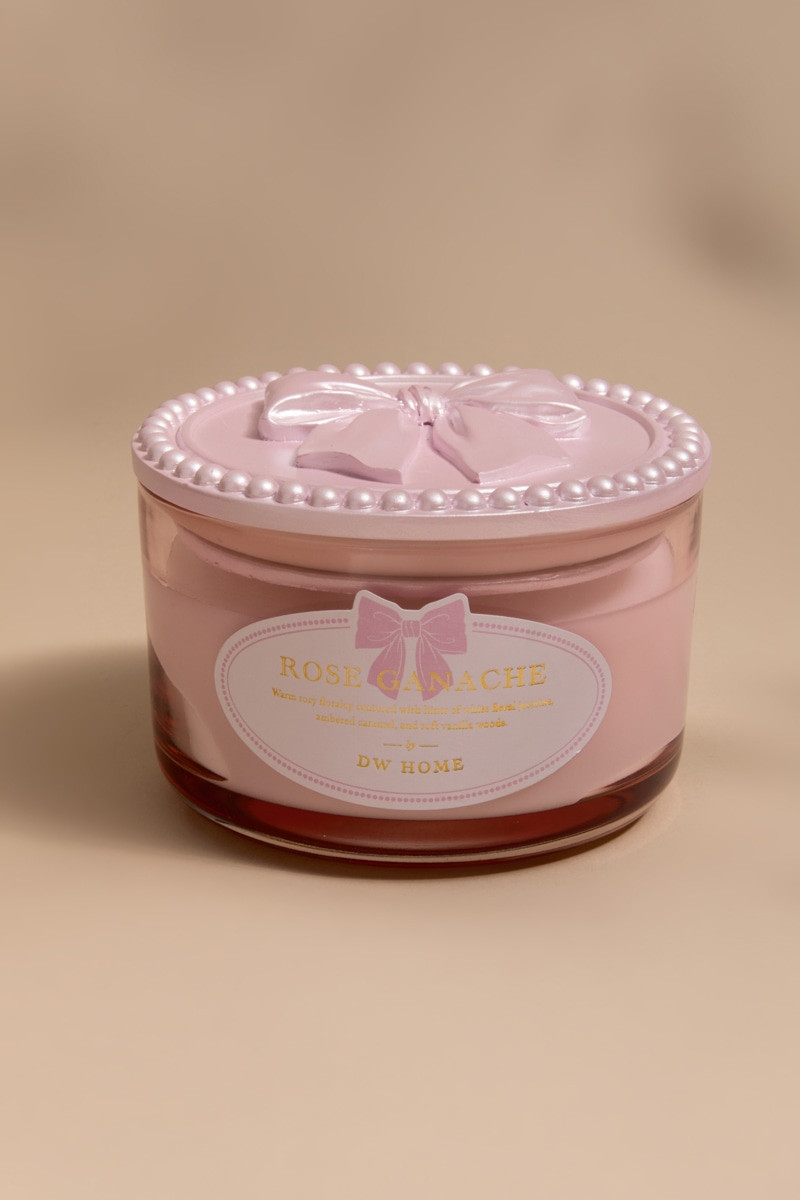 DW Home Rose Ganache Candle 13.4oz | francesca's®