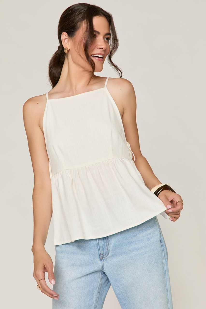 Claire Side Tie Sleeveless Top | francesca's®
