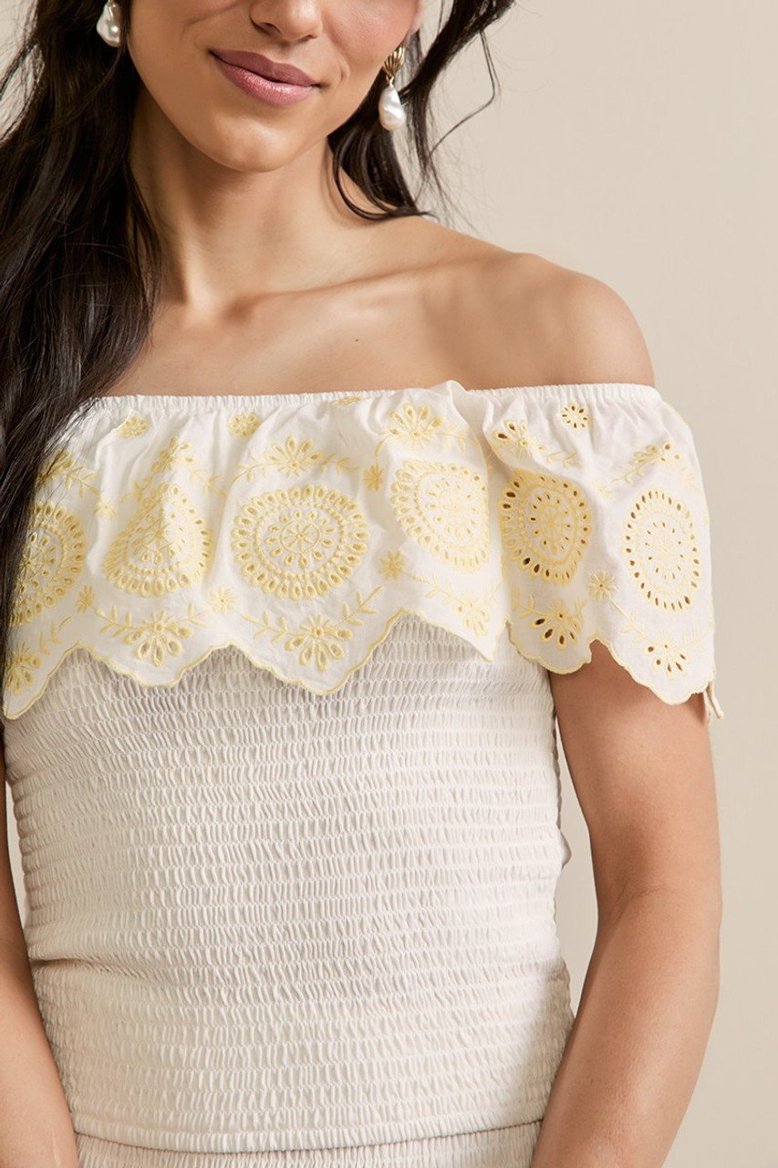 トップス moose's  eyelet ribbon cami moose´s eyelet ribbon cami - トップス