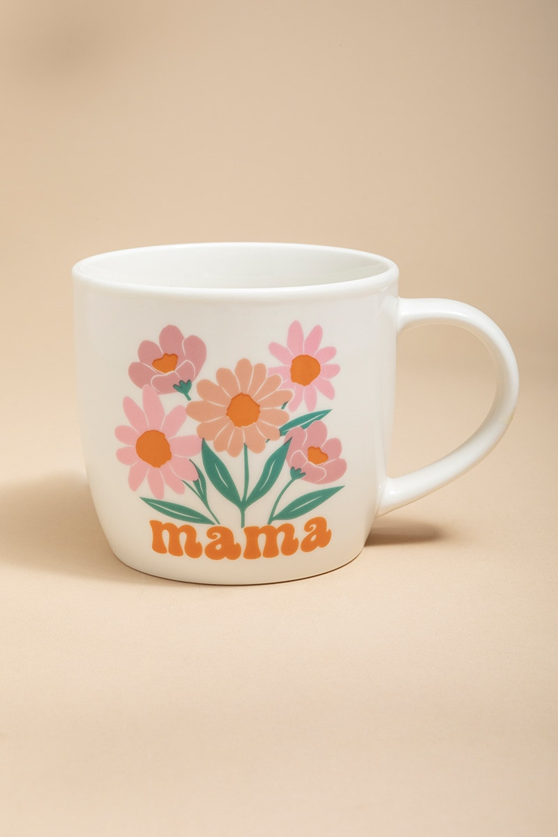 Mama Floral Ceramic Mug | francesca's®
