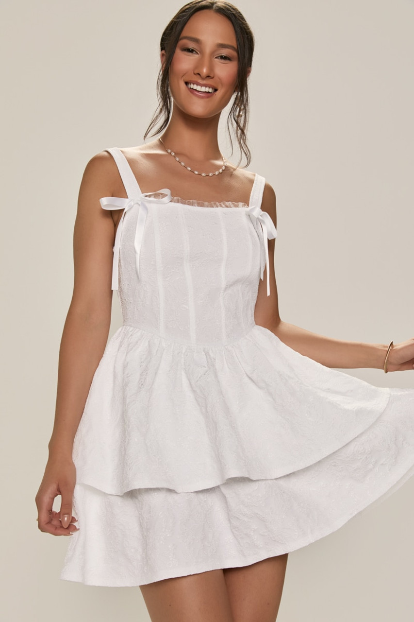 ワンピース intimite Jacquard Mini Dress ワンピース intimite Jacquard Mini Dress ONEPIECE,ONEPIECE