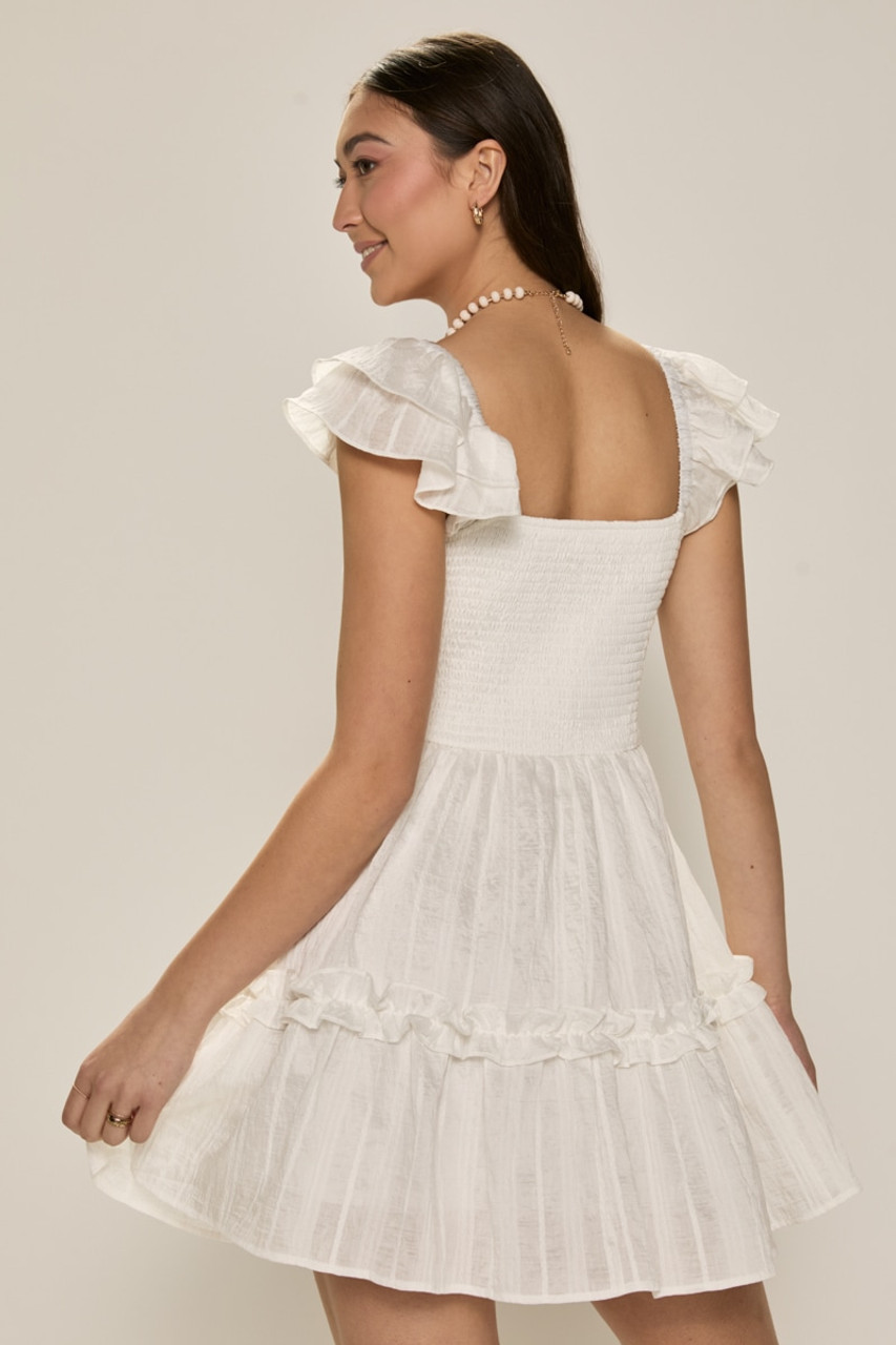 ★Since Then★ Modern ruffle mini dress Lucille Ruffle Tiered Mini Dress