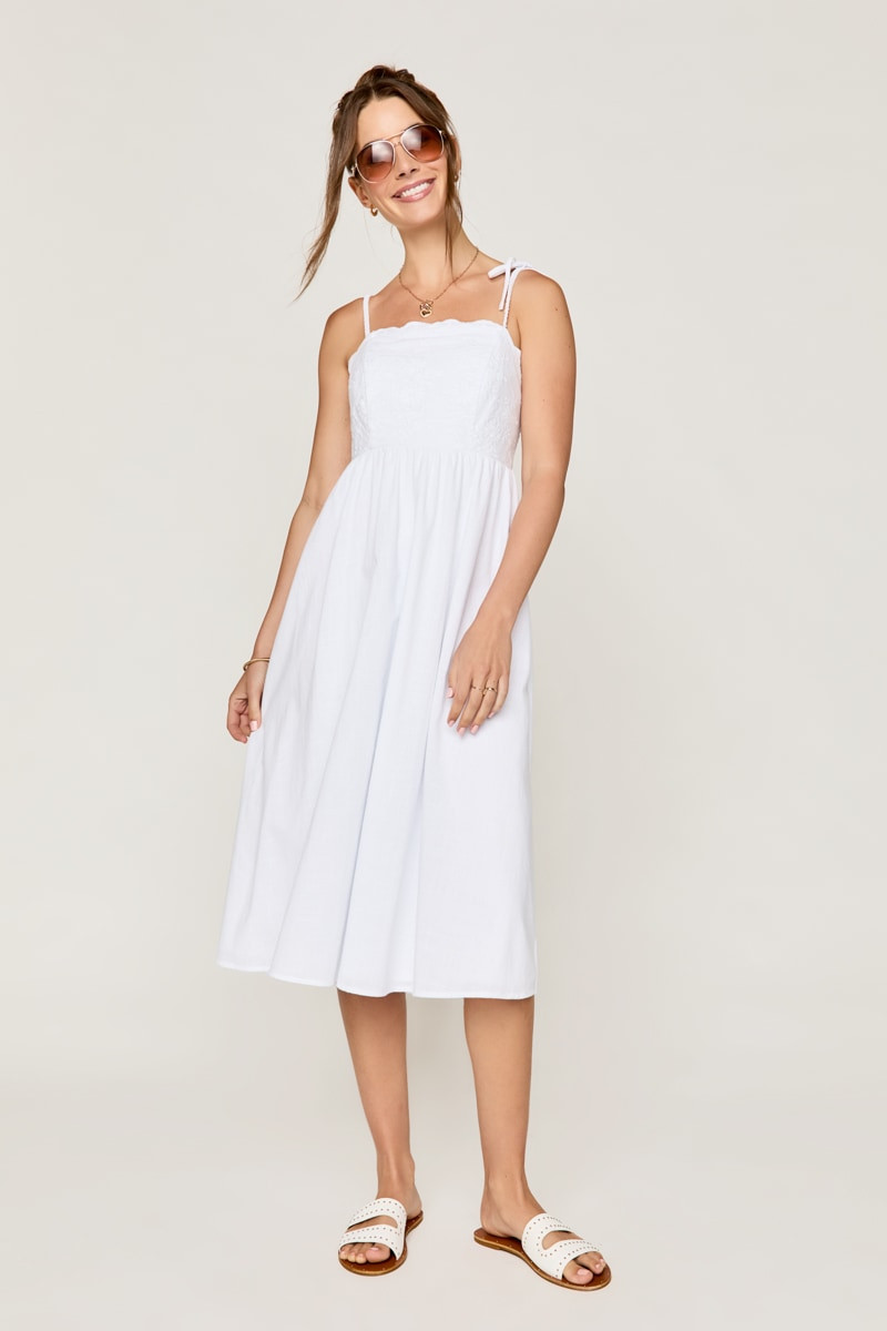 gina midi dress Gina Embroidered Midi Dress
