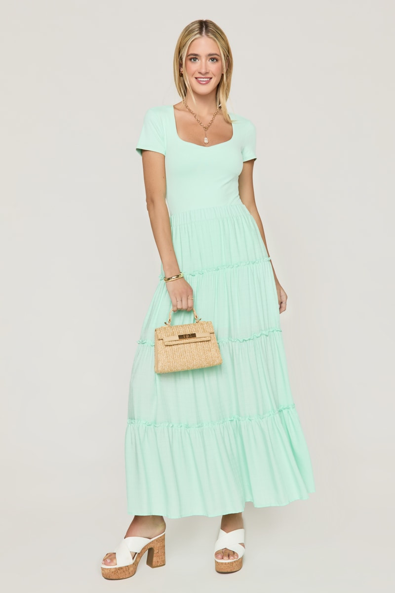 yummi by francesca's Sweetheart Neck Bodysuit