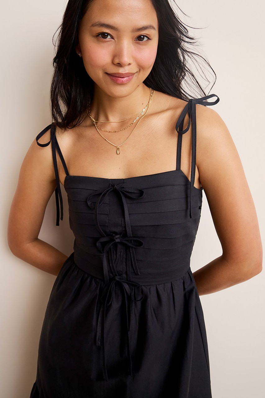 Sutton Tie Front Maxi Dress