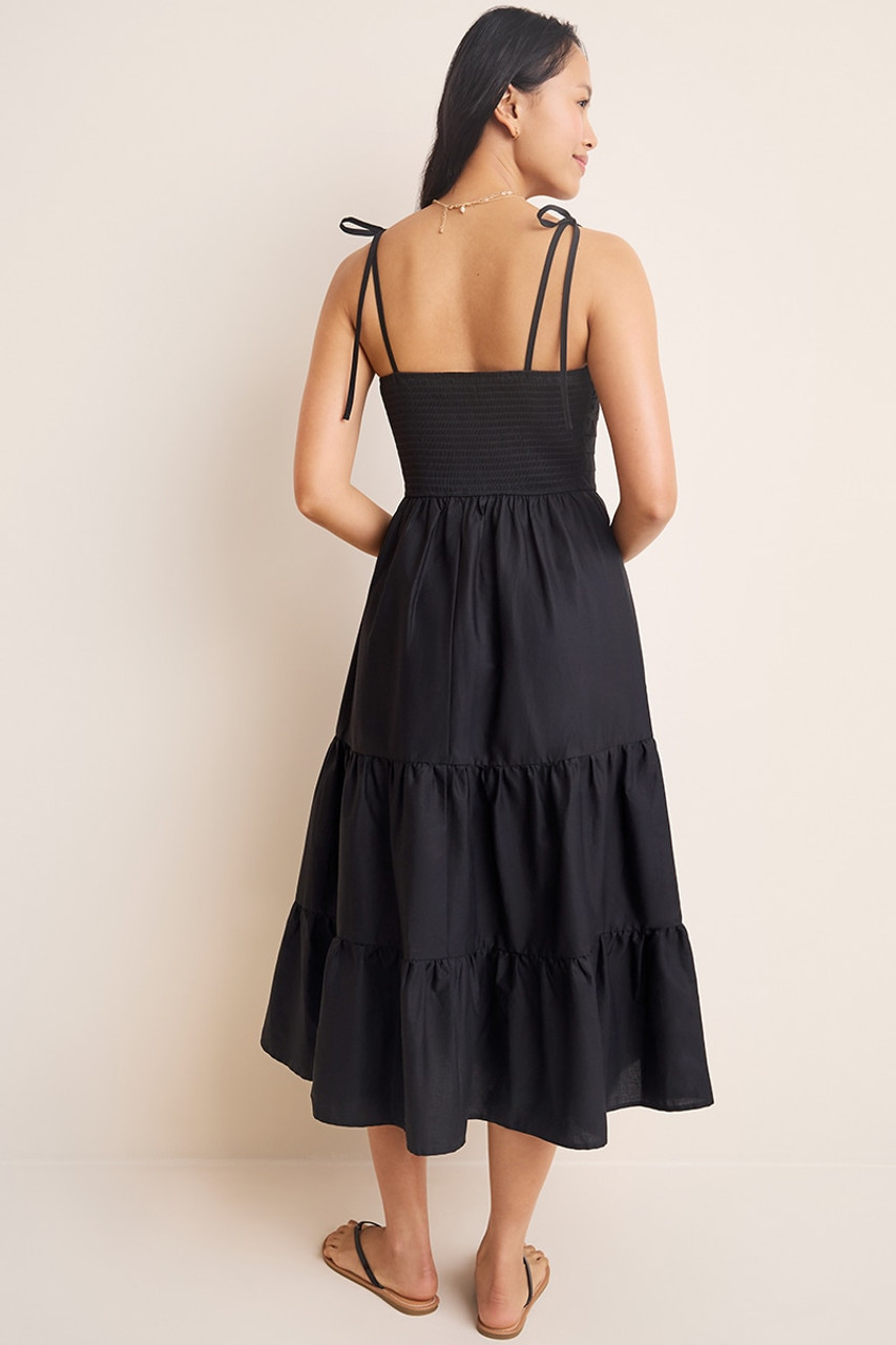 Sutton Tie Front Maxi Dress