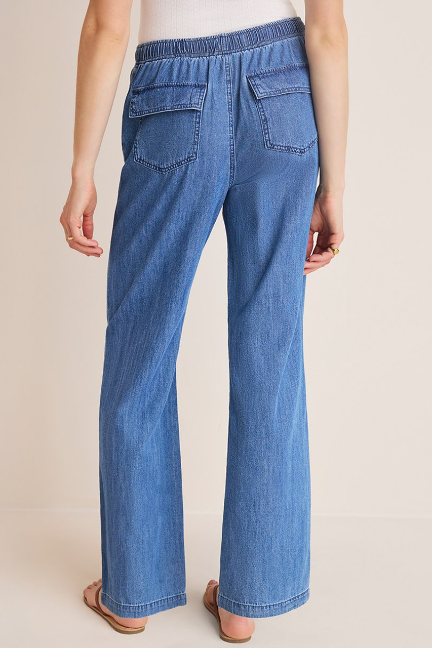 Elise Drawstring Denim Pants Elise Drawstring Denim Pants