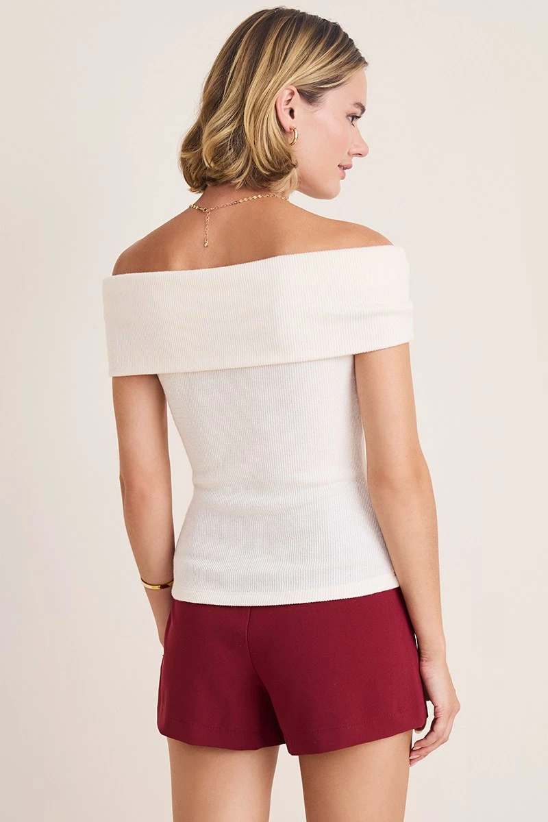 Kristie Off Shoulder Knit Top Kristie Off Shoulder Knit Top