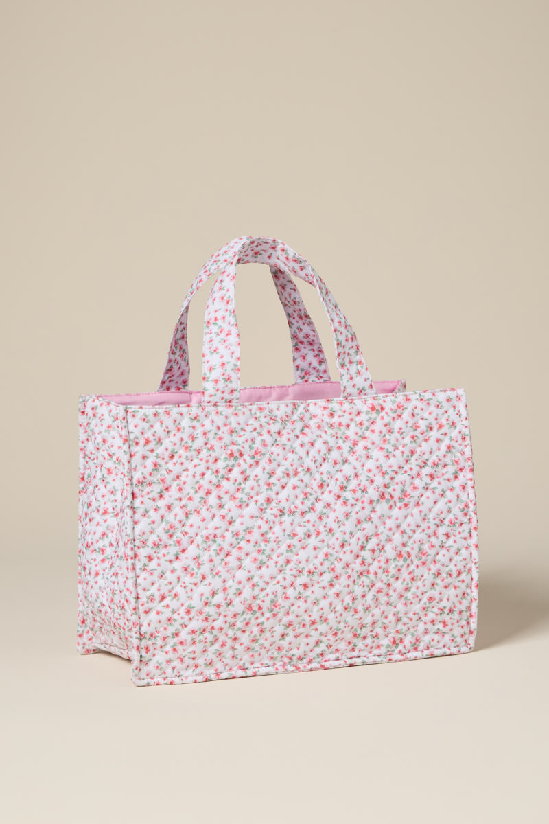 andmary Mary quilting suede bag pink