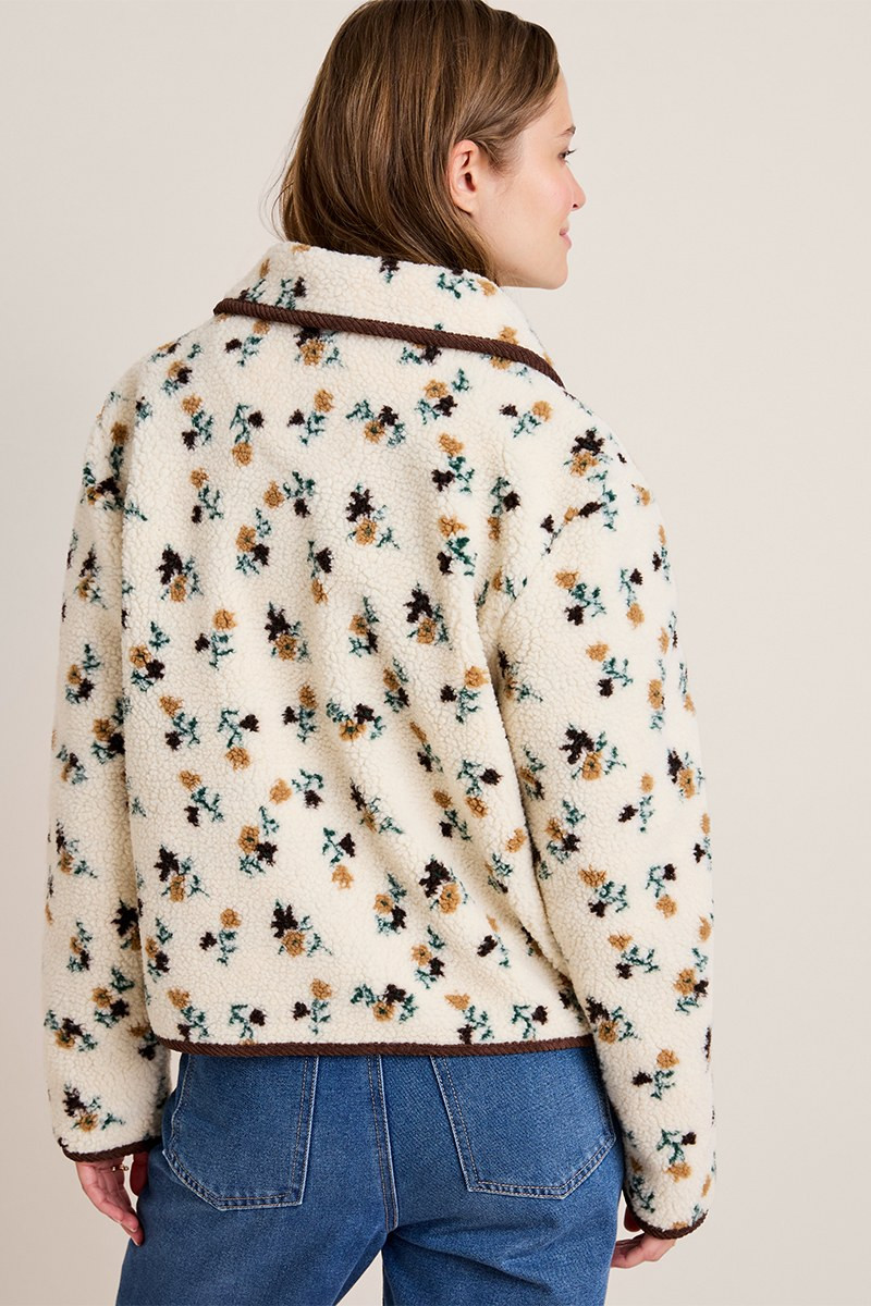 Katelyn Fleece Floral Jacket