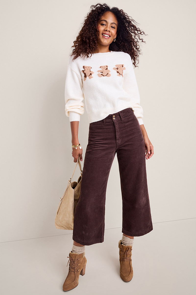 パンツ BOCBOK MELODY CULOTTE PANTS Kathy Corduroy Culotte Pants