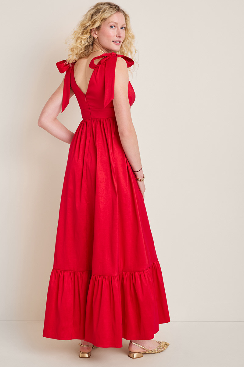 Scarlett Tie Strap Maxi Dress Scarlett Tie Strap Maxi Dress