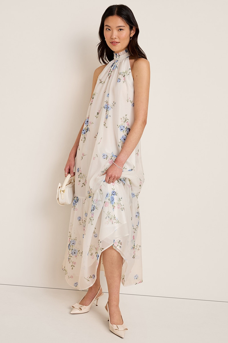 sachin and babi light blue dress Buy Forever New FN WILLOW Halterneck Maxi Dress In Pink