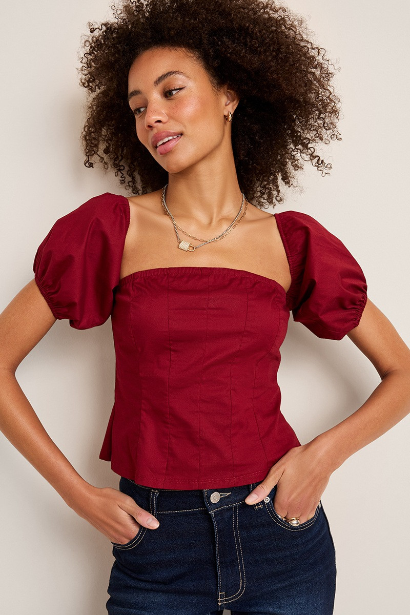 トップス Laura Laura Off the Shoulder Corset Top