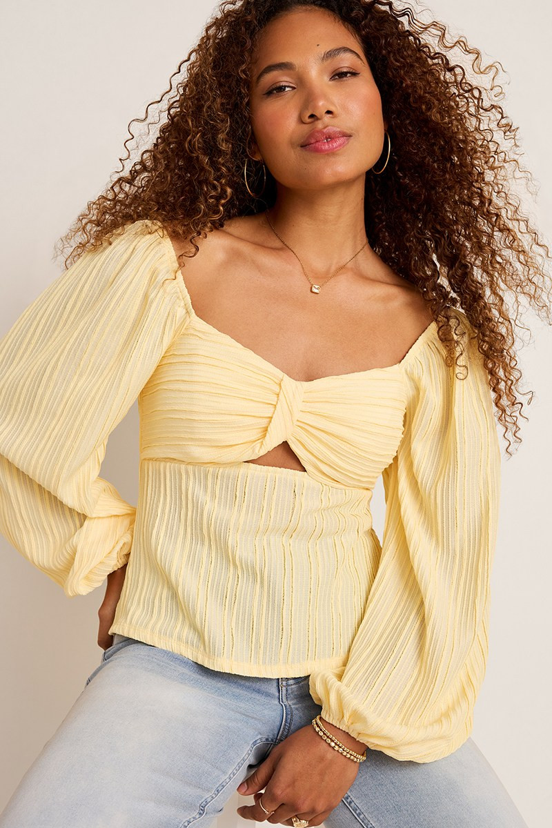 Marisol Twist Front Top
