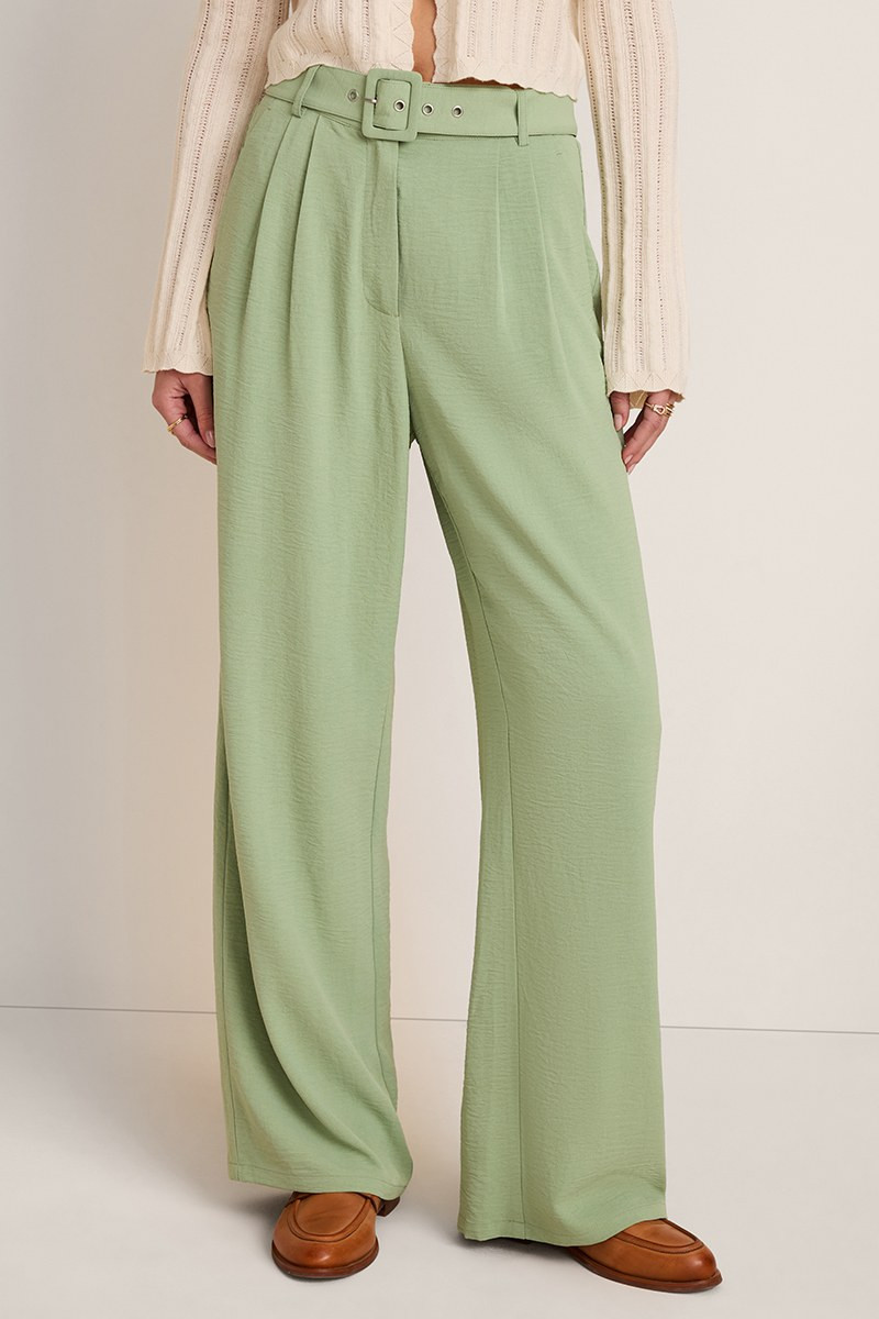 Ramona Belted Wide Leg Pants