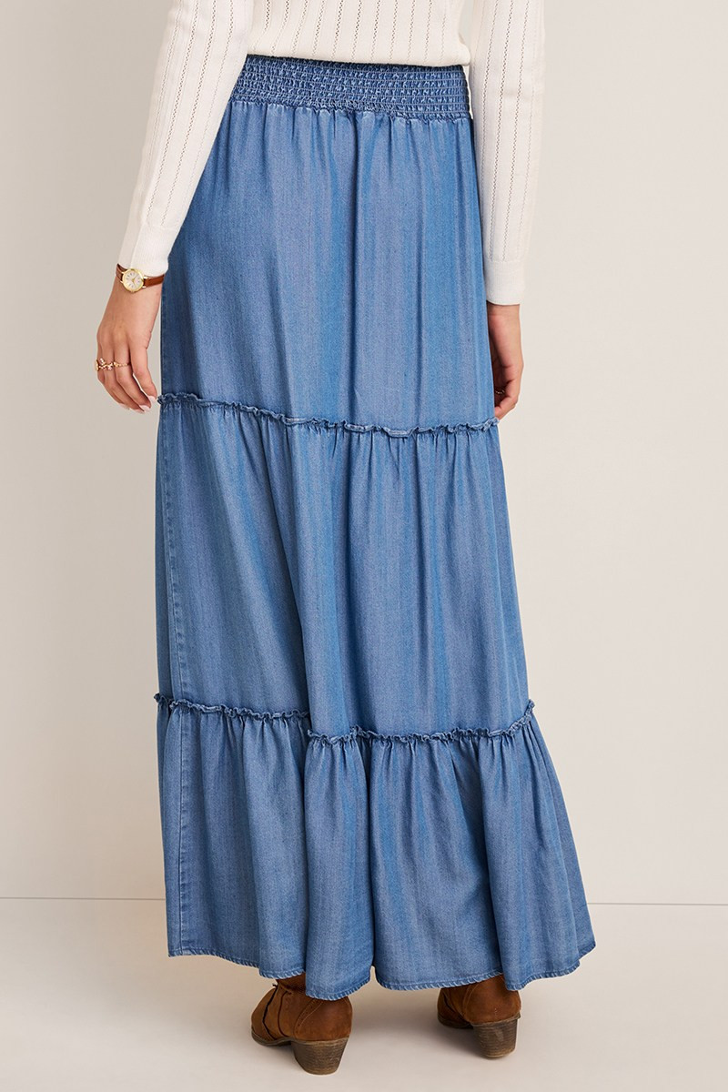 Caroline Tiered Maxi Skirt