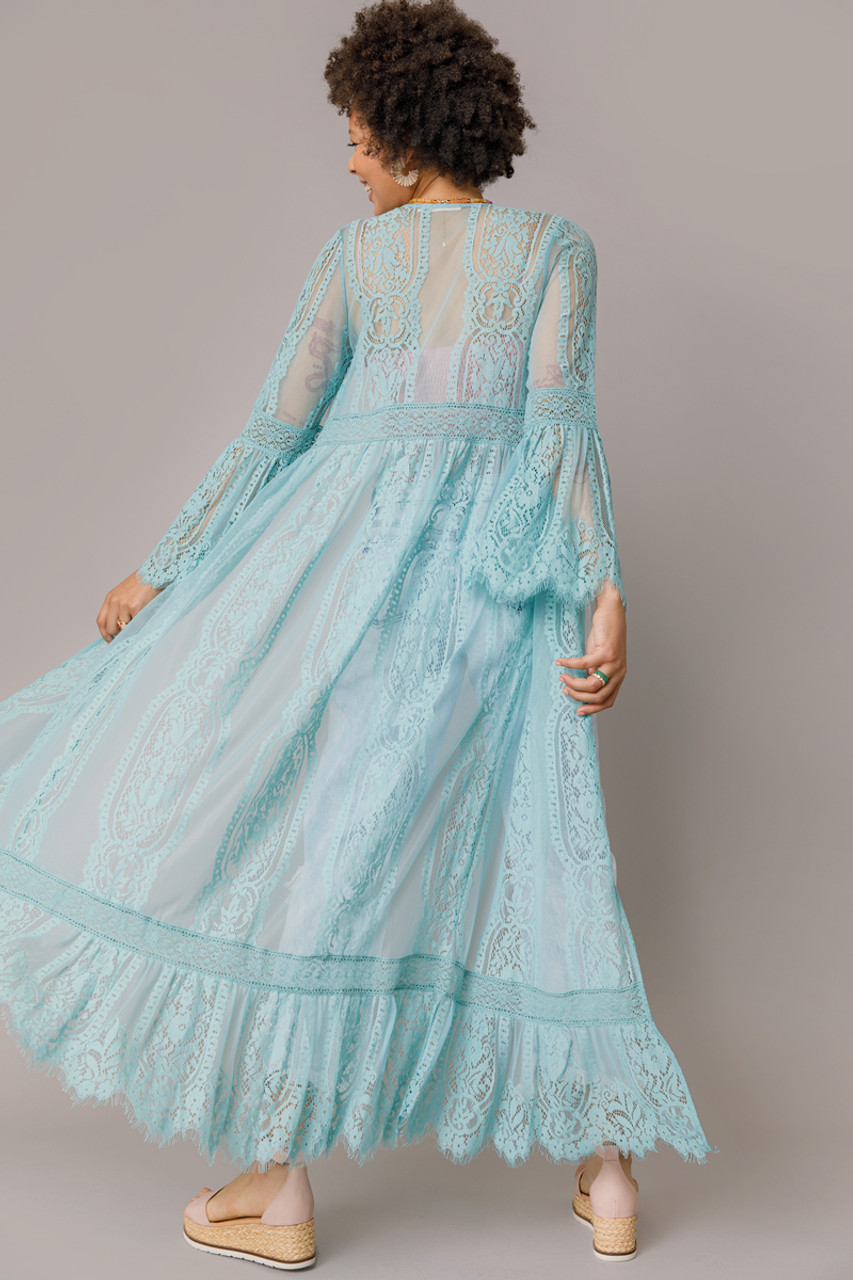Etta Bell Sleeve Lace Kimono