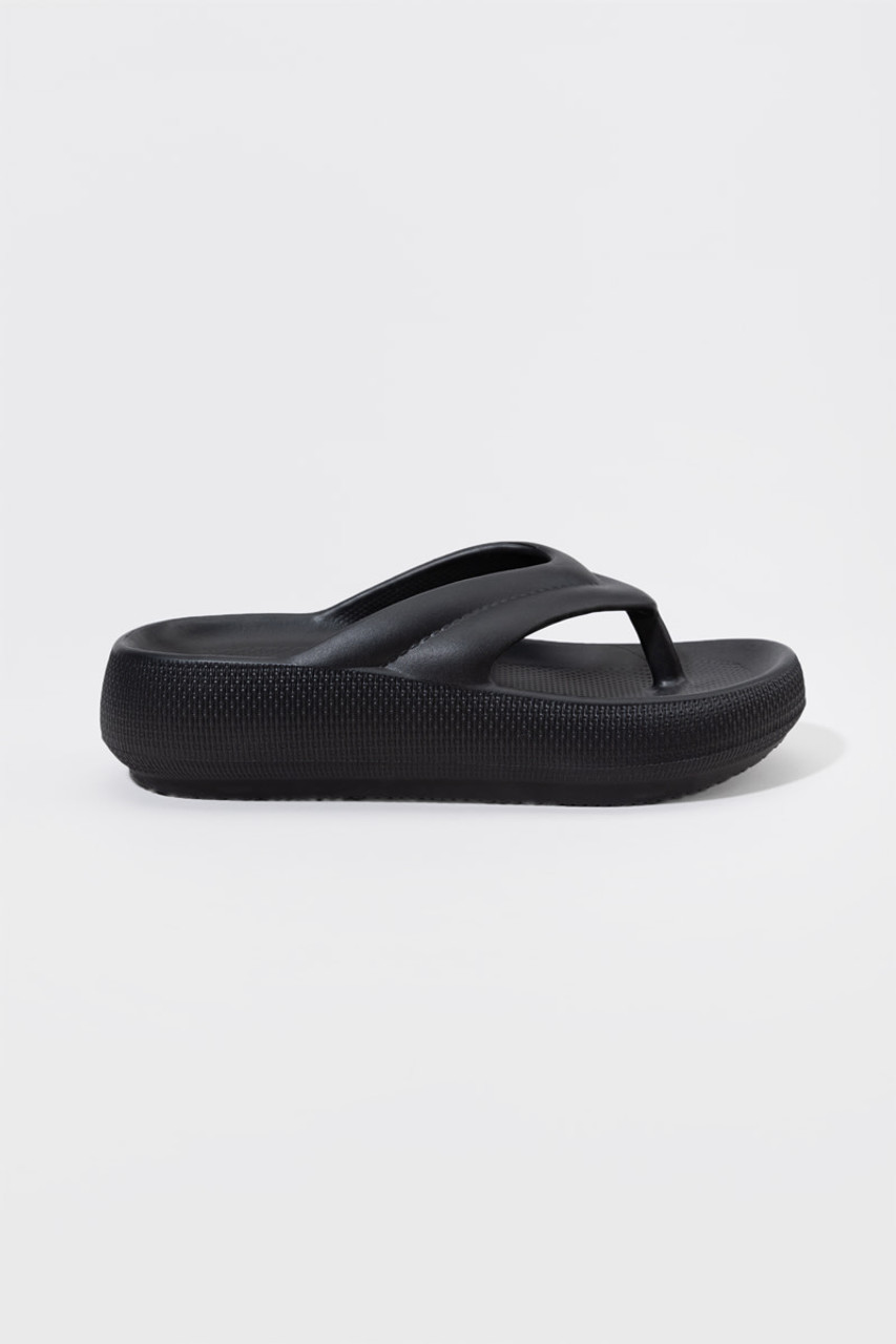 Francesca s MIA Licorice Puffy Thong Sandals Hamilton Place