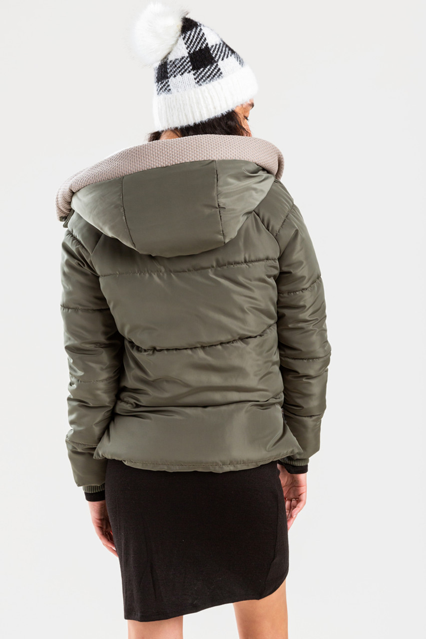 Jacket Hooded Front Zip Sydney Puffer