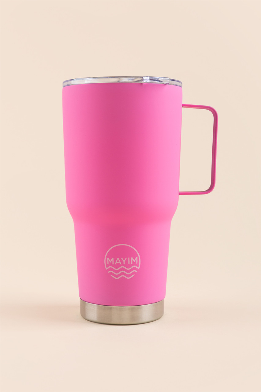 GoSili Silicone 16 oz Coffee Cup Hot Pink