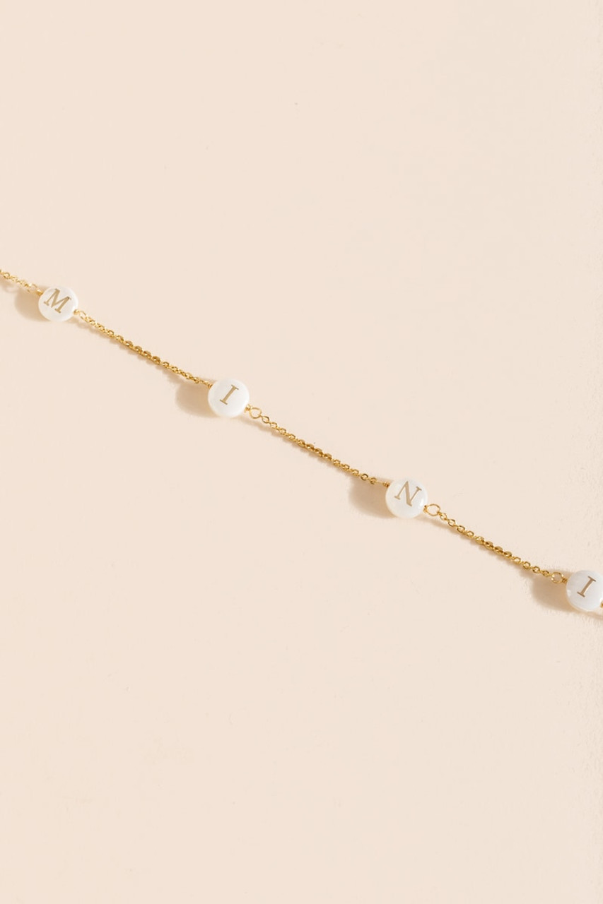 Mini Beaded Drop Necklace