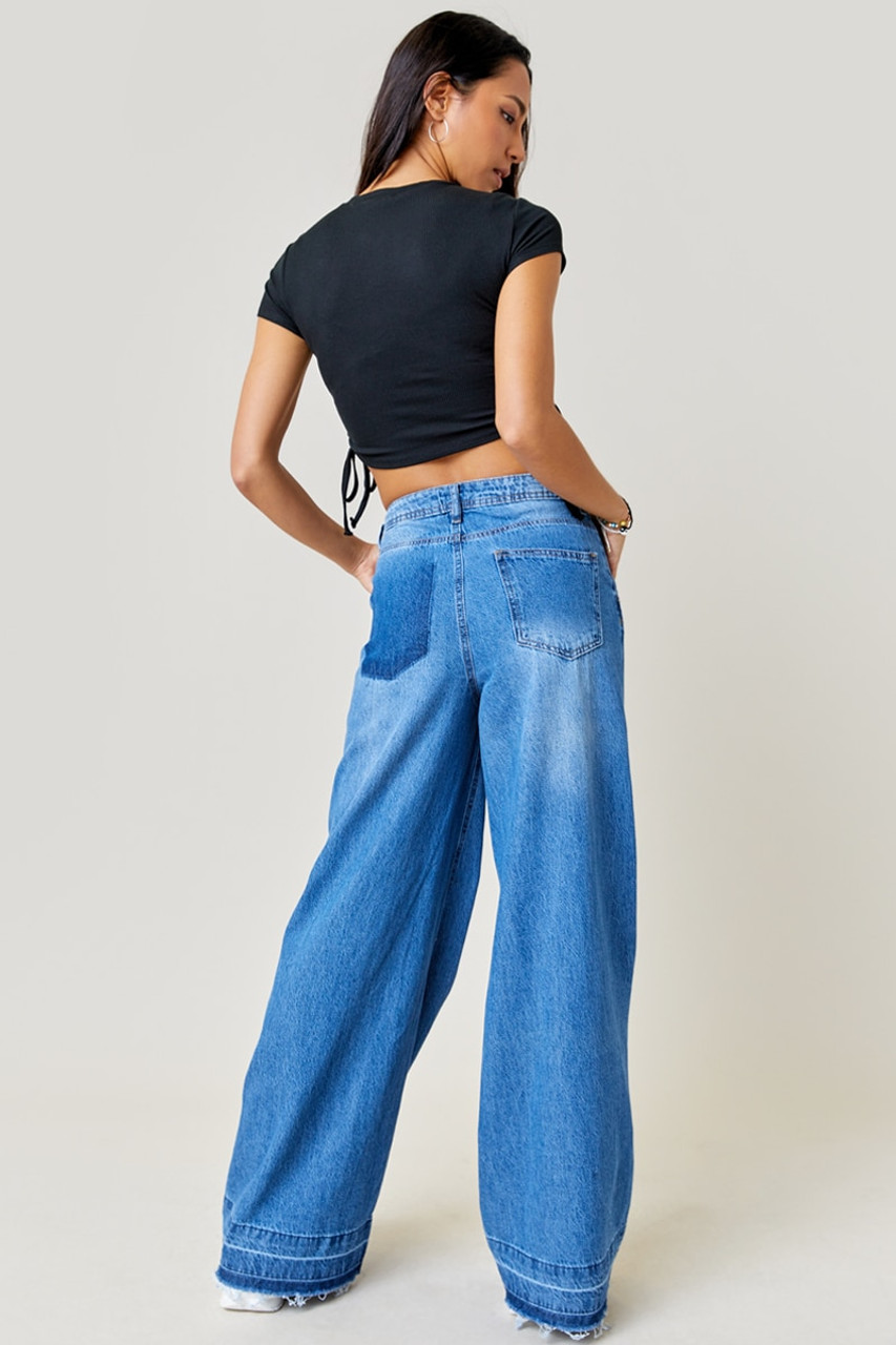 Sophia Wide Leg Denim Jeans