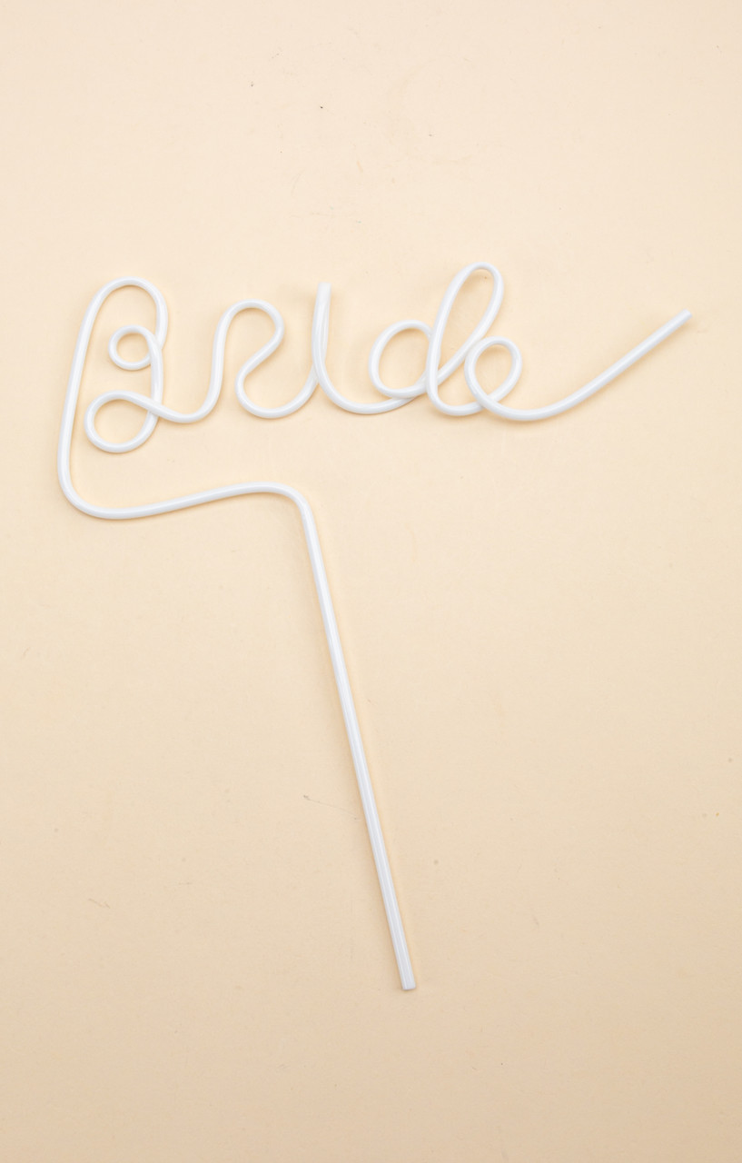 Classic Bride Straw - XL white Bride straw – xo, Fetti