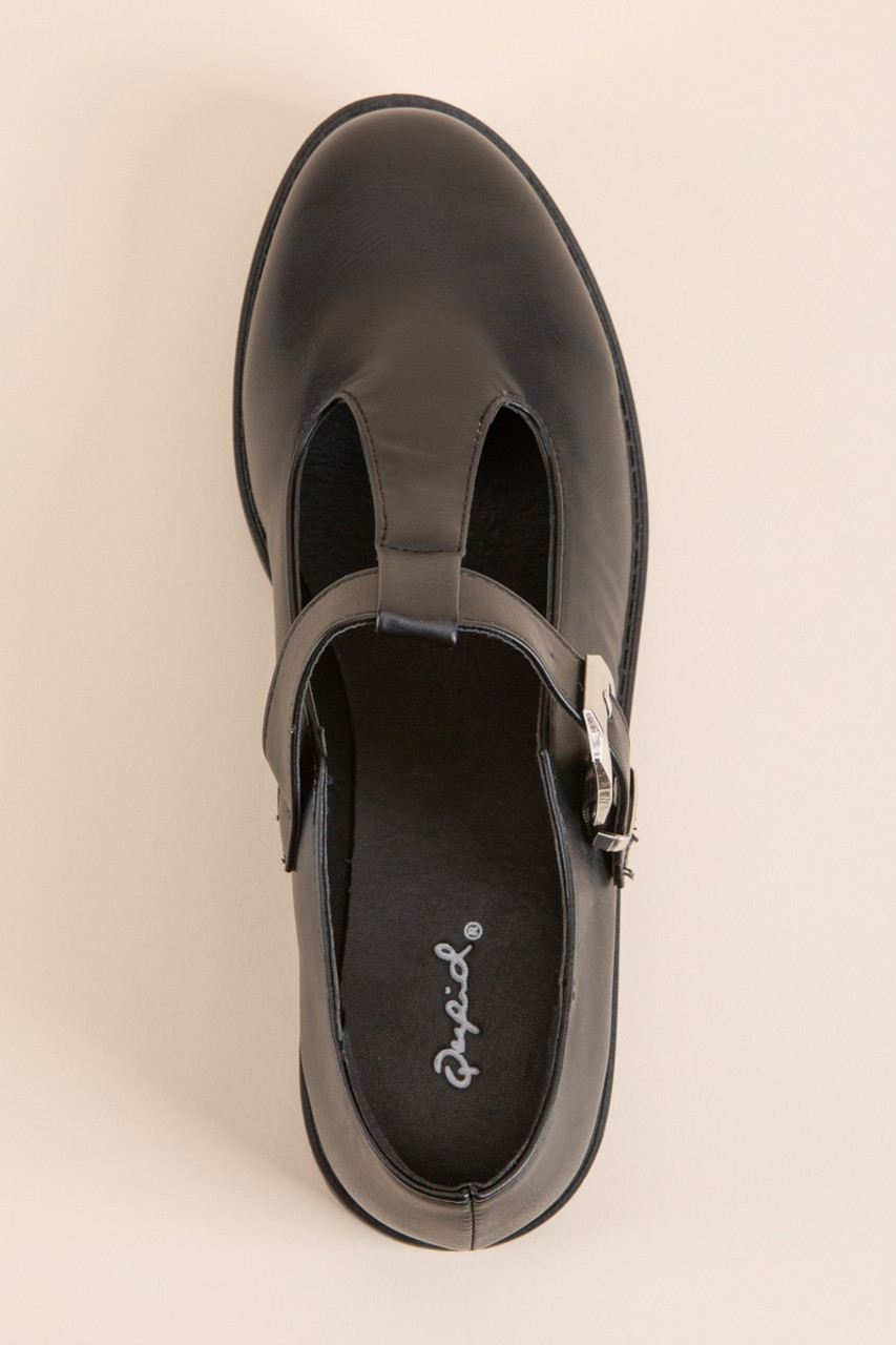 Qupid Up Beat Mary Jane Loafers - francesca's