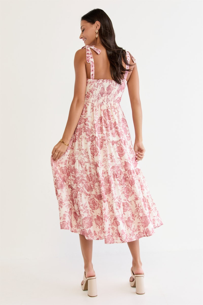 Milana Floral Midi Dress