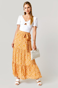 Diana Tiered Maxi Skirt