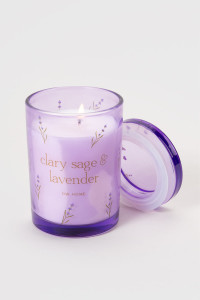 DW Home Clearview Clary Sage and Lavender Candle | 8oz_0_Purple