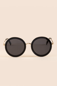 Talia Round Sunglasses_1_Black