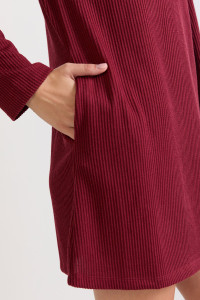 Lucy Rib Knit Shift Mini Dress