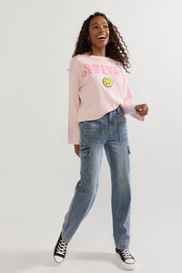 Going Offline Smiley Pullover Sweater