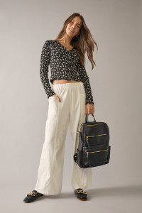Olivia Double Pocket Culotte Pants