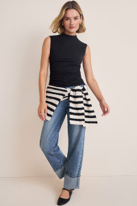 Susana Mock Neck Tank Top