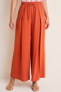Amy Textured Wide Leg Pants