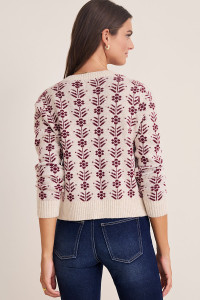 Lea Floral Button Down Cardigan